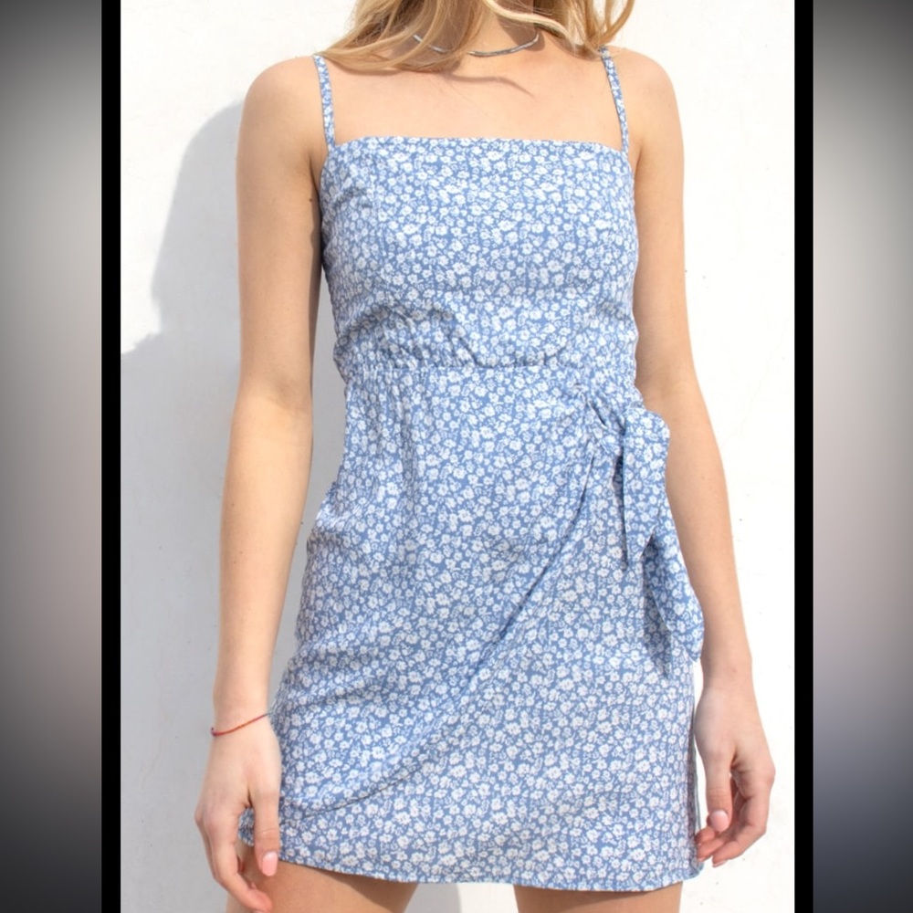 Floral Blue Dress romper